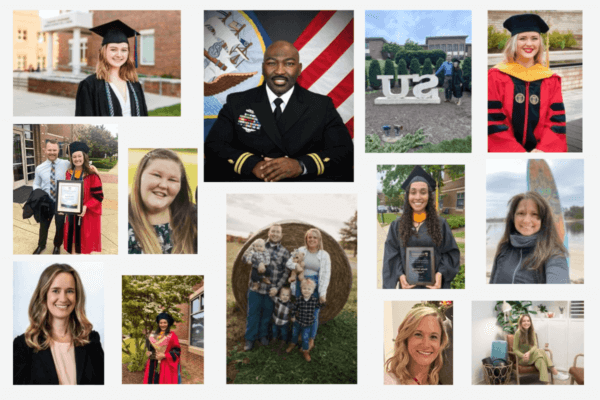 Collage of Shenandoah University Occupational Therapy award winners for 2023-24.